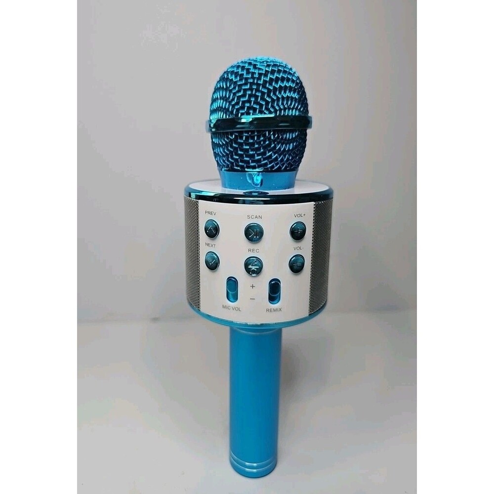 Karaoke Microphone Speaker Wireless Bluetooth Speaker Handheld Mic USB Player
